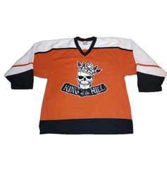Vintage Skull Hockey Jersey King Of The Hill #11 Size S