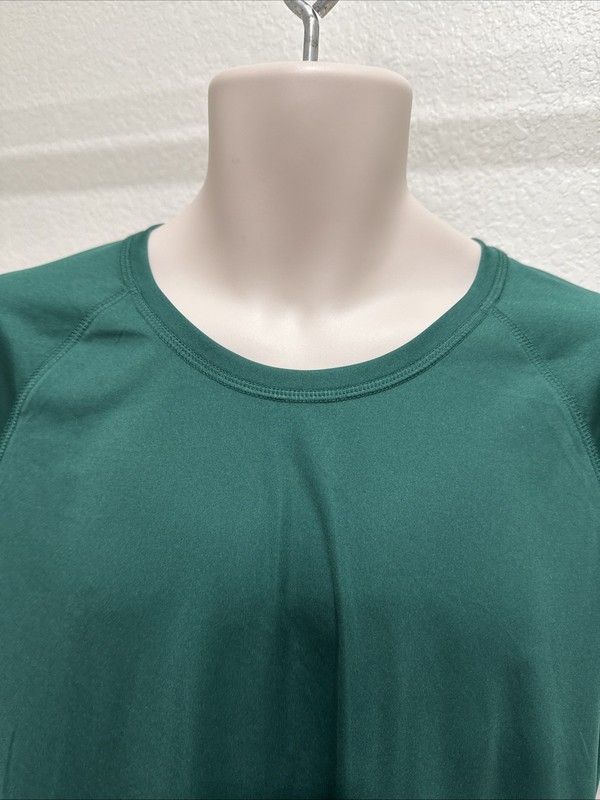 Tek Gear Dry Tek T Shirt Mens XL Green Athletic Workout Performance Tee Gym Wear gallery