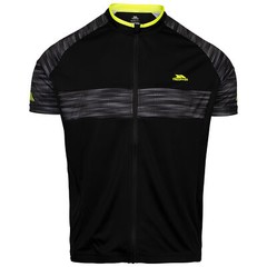 Trespass Mens Activewear Top Reflective Print Back Cycling Top Hazzel