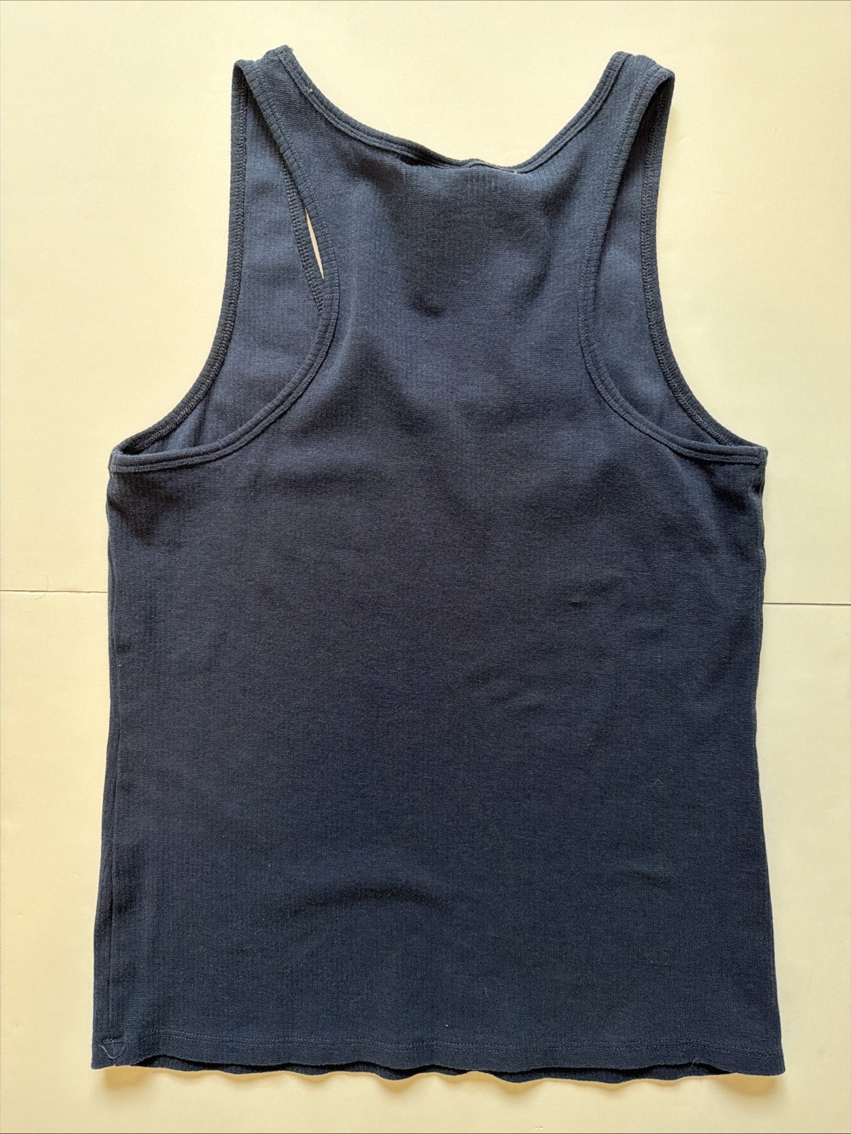 Champion Youth Tank Top Size Medium Blue Cotton Blend Script Logo Authentic gallery