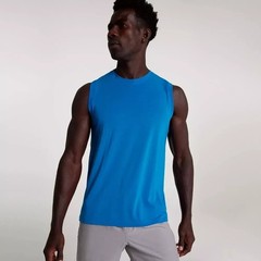 VRST Icon Tank Top Men’s XL Blue Tide Crew Neck Pullover Activewear UPS1114