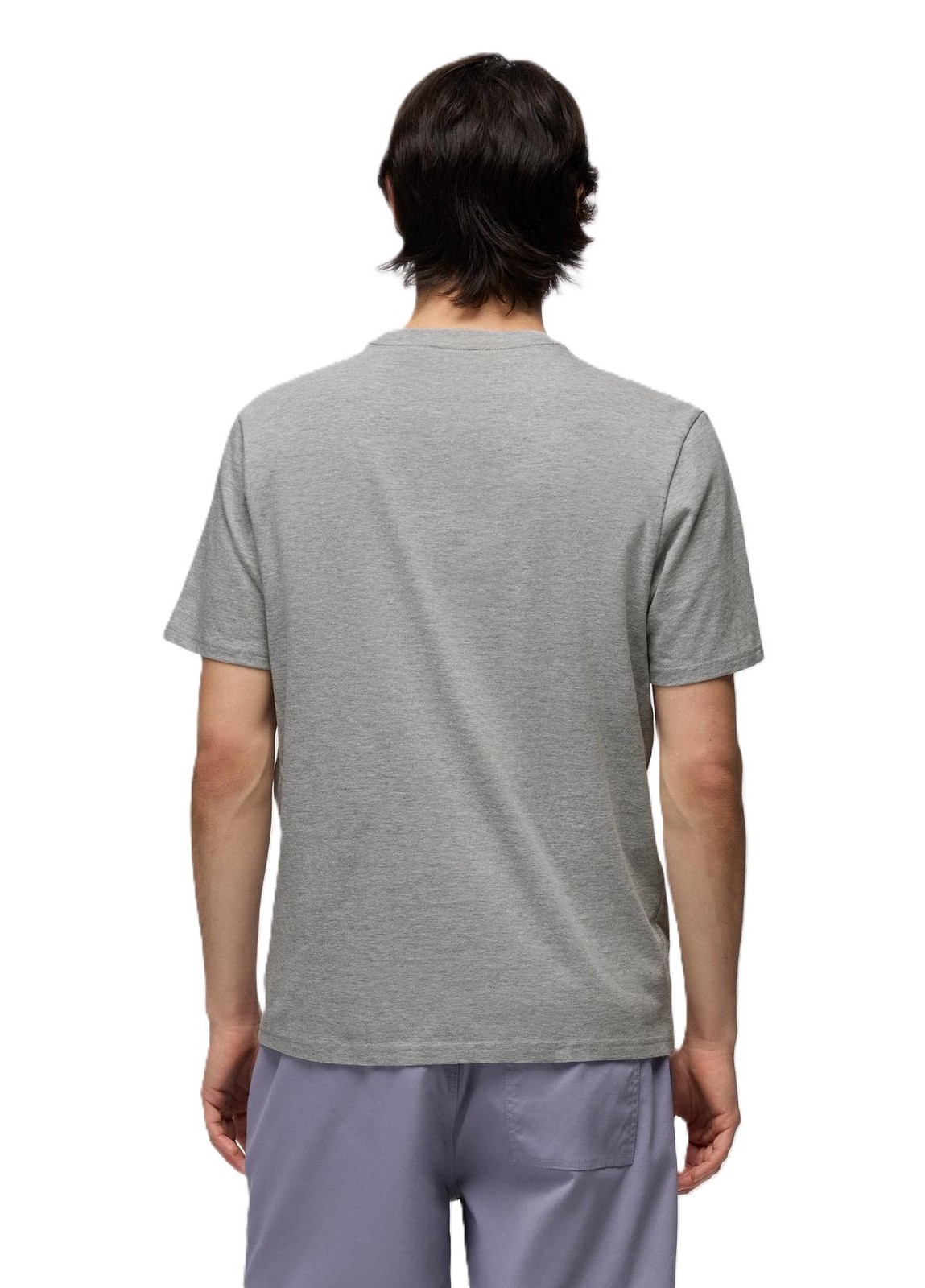 prAna Wolf Pack Journeyman Short Sleeve Tee Men's Shirt, Heather Grey, XX-Large, gallery