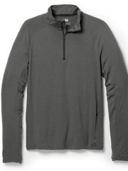 REI Co Op 1/4 Zip Pullover Men’s Large Stretch Hike Climb Cycle Long Sleeve