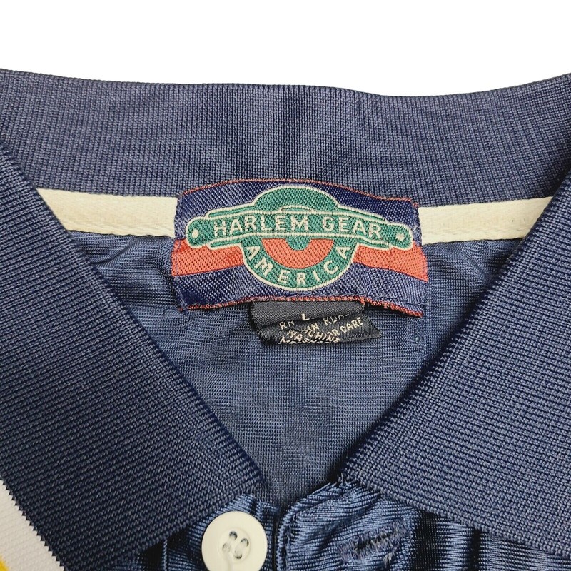 Vintage Harlem Gear Michigan Wolverines Men's Size Large Jersey Warm Up Shirt gallery