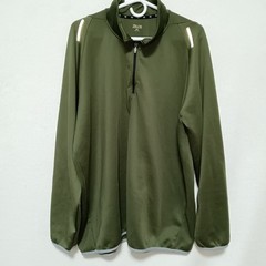 Zelos Mens Shirt 2XL Green Long Sleeve Quarter Zip Pullover Active Performance
