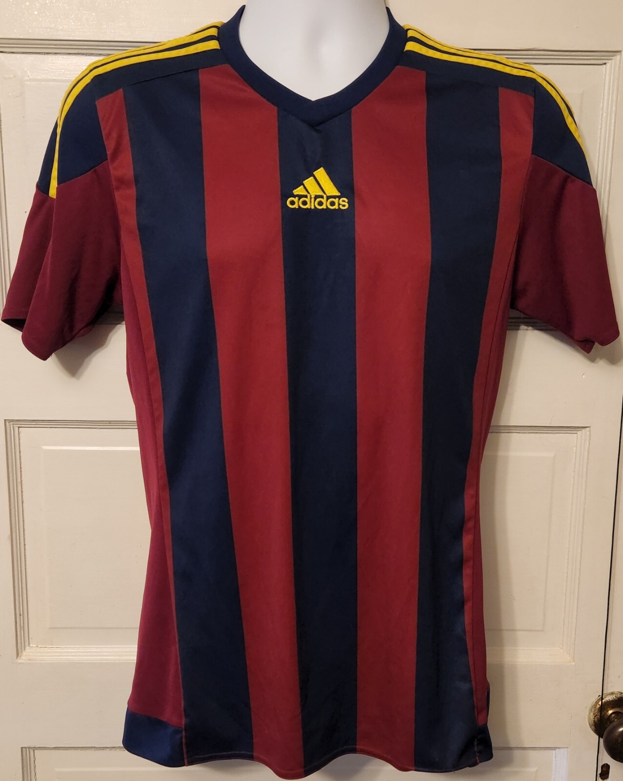 Adidas Climacool Men's Jersey Red, Blue, and Yellow Size Small gallery