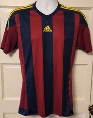 Adidas Climacool Men’s Jersey Red, Blue, and Yellow Size Small