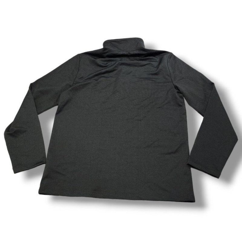 Calvin Klein Shirt Size Small Pullover Quarter Zip Up Mock Neck Activewear Black gallery