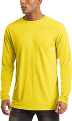 Men’s Long Sleeve Shirt UPF 50+ UV Sun Protection Quick Dry Hiking Rash Guard