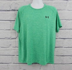 Under Armour Heatgear Loose Shirt Men’s XL Green The Tech Tee SS Athletic