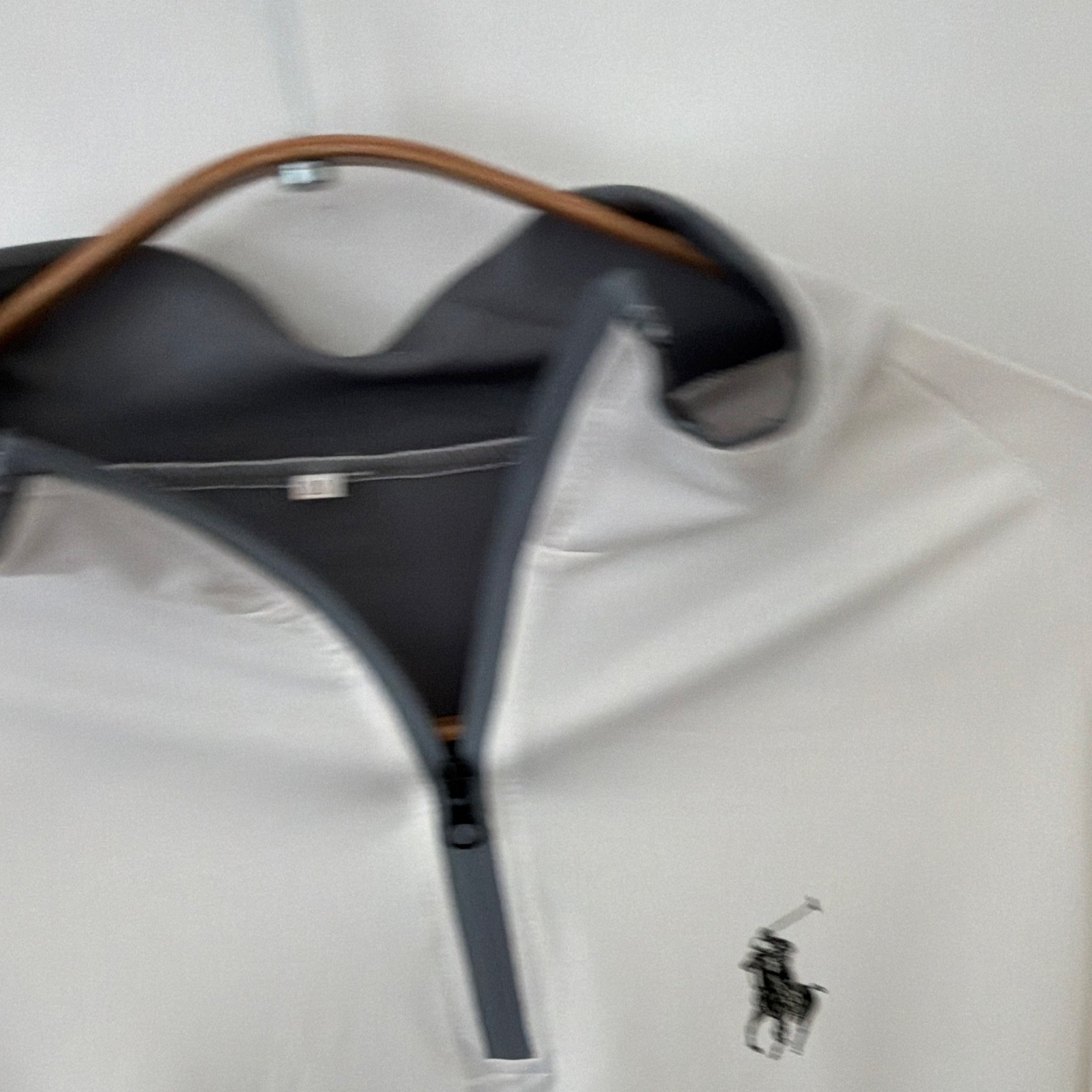 Polo Ralph Lauren Performance Men’s White 1/4 Zip Mock Neck Pullover M gallery