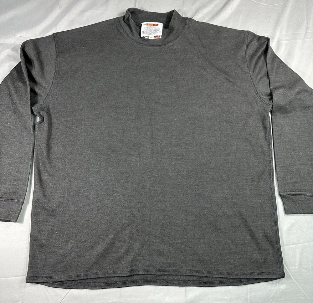 CarbonX Carbon 3XL Long Sleeve Shirt Black Fire Resistant FR Baselayer