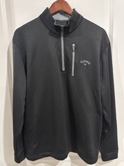 Callaway Men’s Black 1/4 Zip Golf Pullover Men’s Size Medium