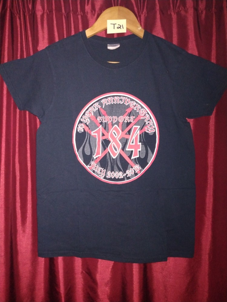 Support Red Devils Middlesex 184 10 year anniversary Mass T-Shirt Small (T21)