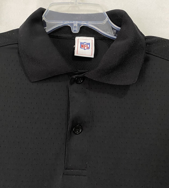Reebok NFL Play Dry Men Short Sleeve Polo Size XL Black Pepsi Embroidery Logo gallery