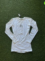 Elite Sport Men’s Sleeve Compression Shirt – White