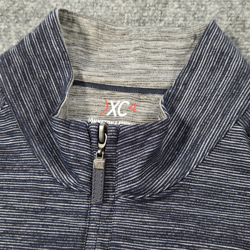 NWT Johnston & Murphy XC4 Pullover Mens XL Navy Blue 1/4 Zip Extreme Comfort gallery