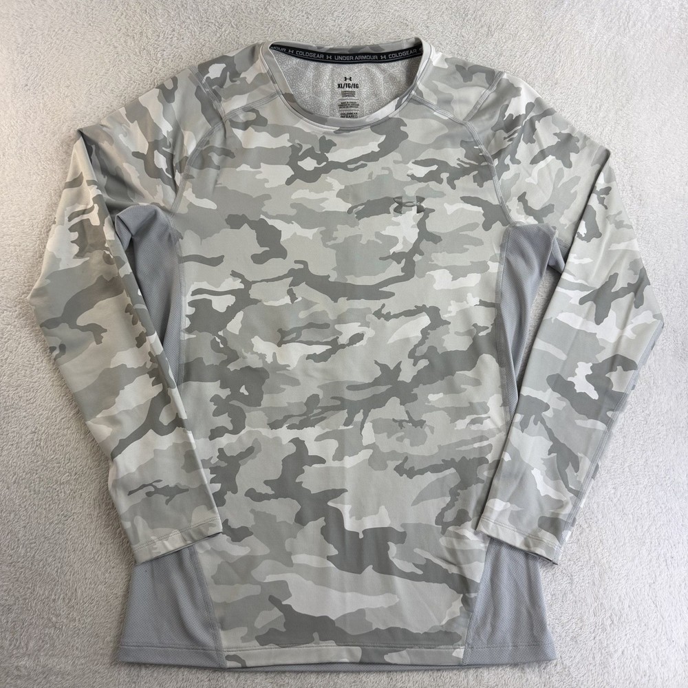 Under Armour ColdGear Infrared CGI Camo Compression Base Layer Shirt Men’s XL
