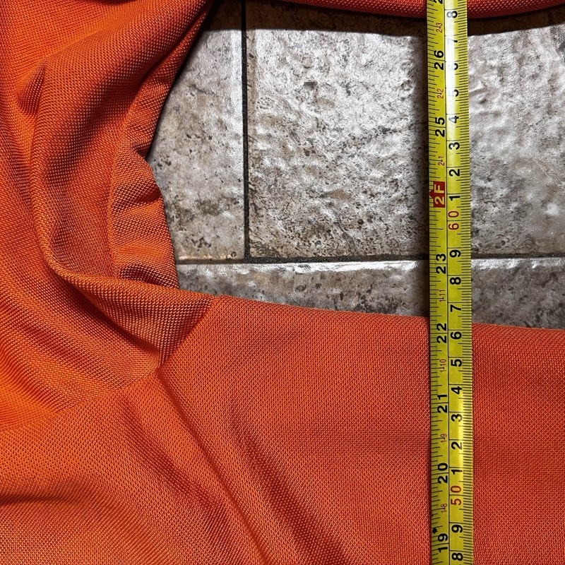 TOMMY HILFIGER 1/4 Zip Pullover Long Sleeve Size Large Orange gallery