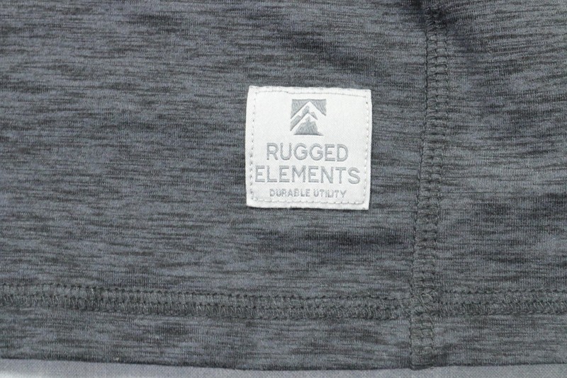 Rugged Elements Shirt Mens Large Gray Long Sleeve Raglan Lightweight Utility gallery