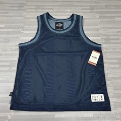 Legend Half-Court Basketball Mesh Jersey Tank Mens Size Large Dark Navy $48