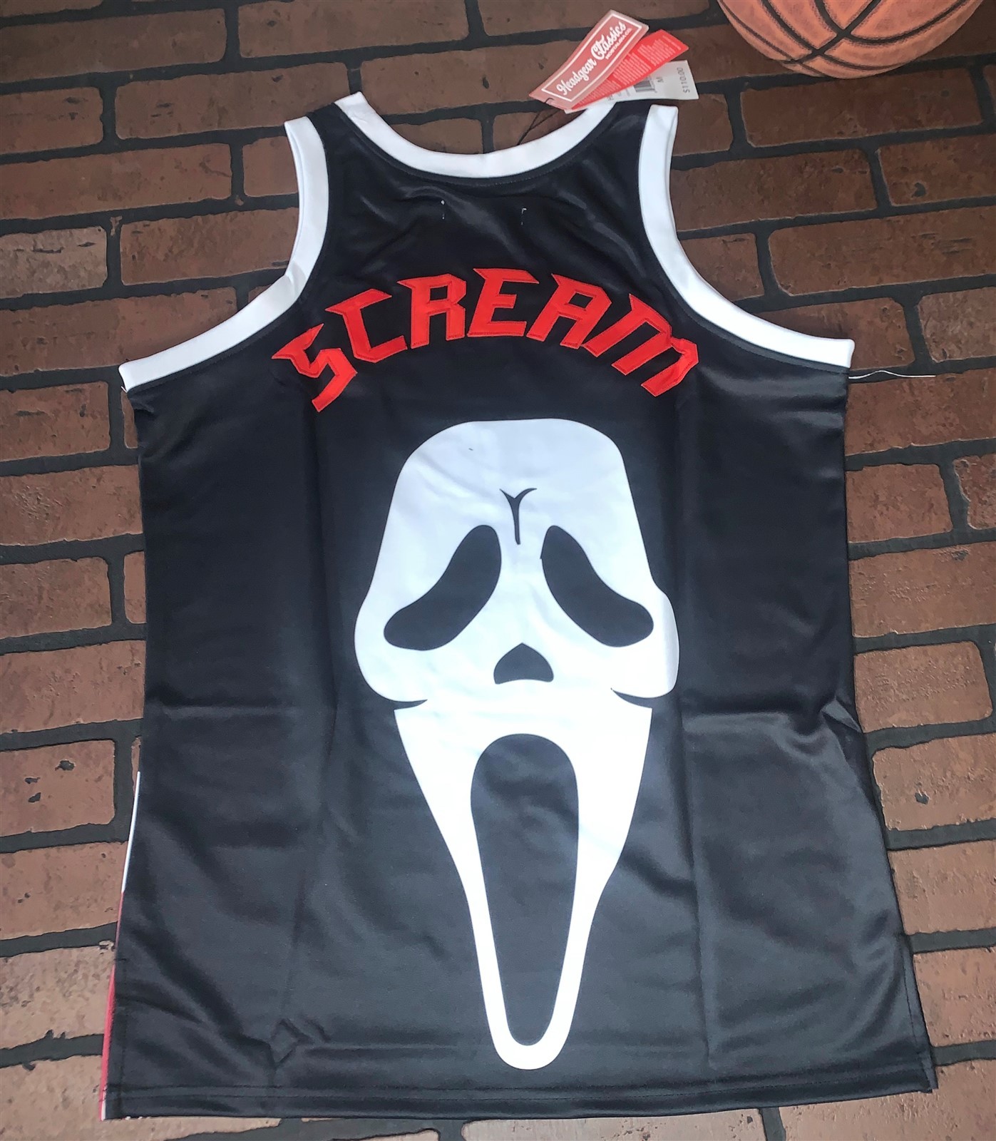 SCREAM Headgear Classics Basketball Jersey ~Never Worn~ S M XXL gallery