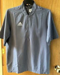 Adidas Mens Climalite Fielders Choice 1/4 Zip Batting – Gray – Size M