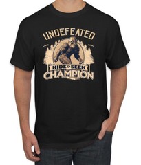 Undefeated Hide and Seek Champion Men Graphic Tshirt