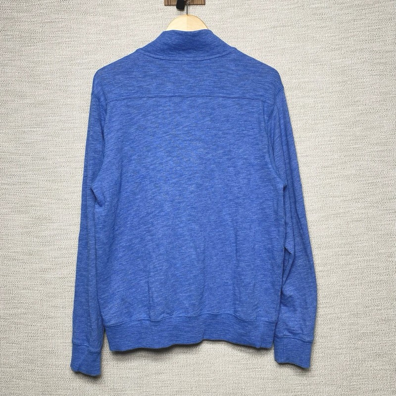 Treyburn Country Club Levelwear 1/4 Zip Sweater M Mens Blue Heathered gallery