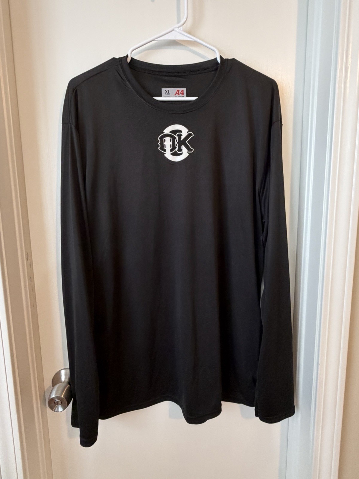 Oklahoma Outlaws Baseball Outlaw Nation Long Sleeve Performance Shirt Mens XL A4 gallery