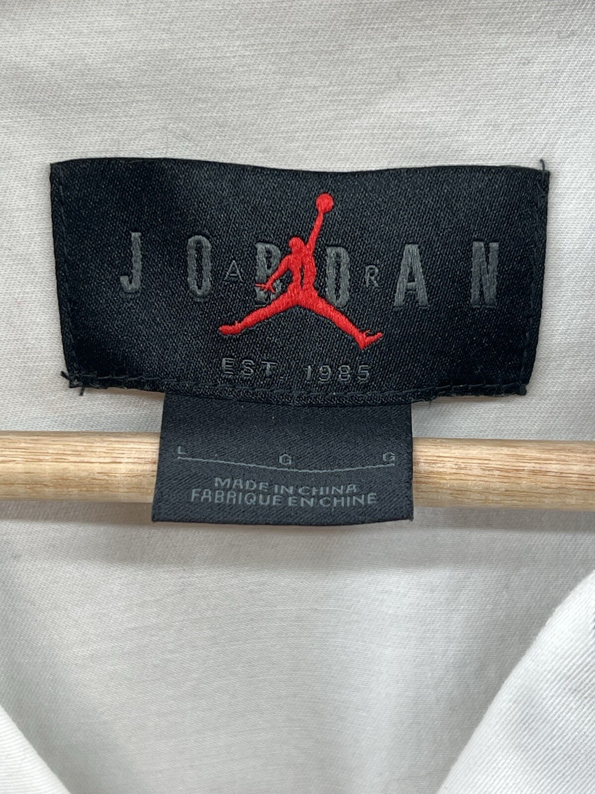 Nike Air Jordan “Why Not” Button Down Shirt Phantom White Sz Large DX0600-030 gallery