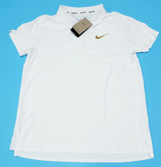 $105 Nike Court Slam Tennis Shirt Pickleball Short Sleeve FD5291-100 Mens Size L