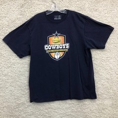 Oxnard Cowboys Team Apparel Shirt Extra Large Mens Blue 2012 Training Camp Tee