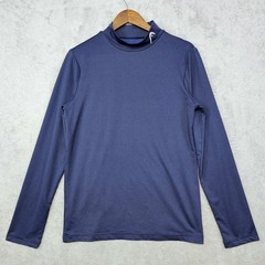 Head Pullover Athletic Training Shirt Activewear Base Layer Mock Neck Men’s M
