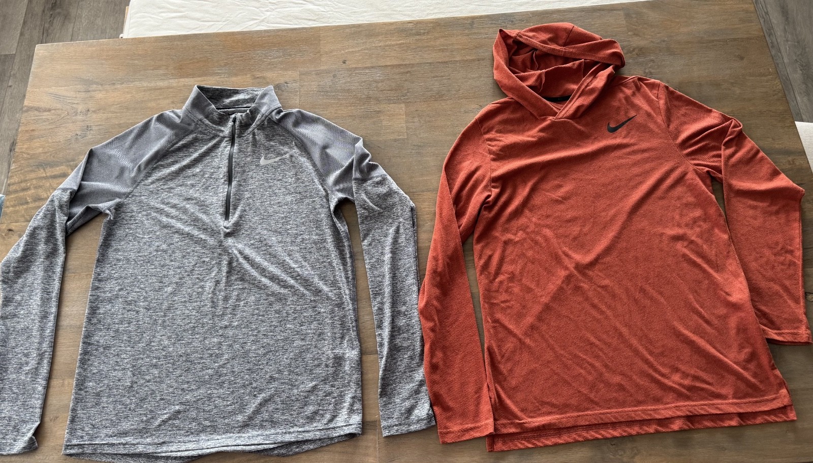 Mens Nike 1/2-Zip Running Top Dri-Fit Training Hoodie Size Medium gallery