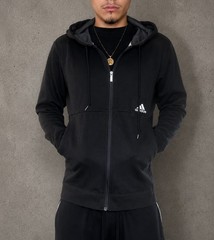 Adidas Full Zip Hoodie Black Size S