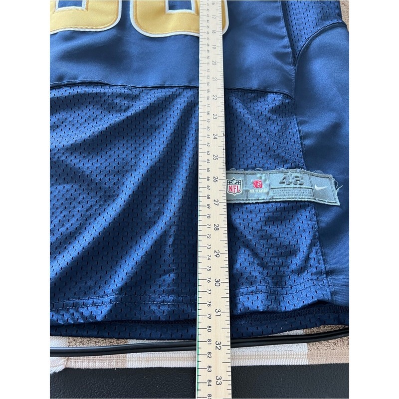 Nike NFL St. Louis Rams Todd Gurley #30 Jersey Blue Gold Size 48 Large gallery