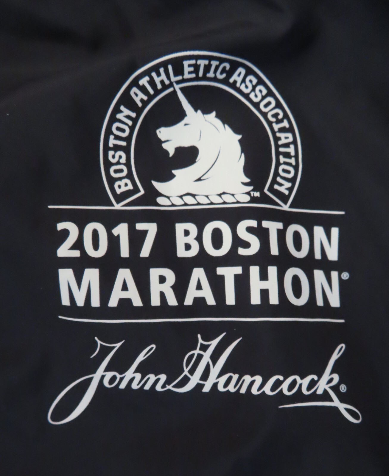 April 2017 Adidas 121st B.A.A. BOSTON MARATHON (XL) Running Hooded Jacket BLACK gallery
