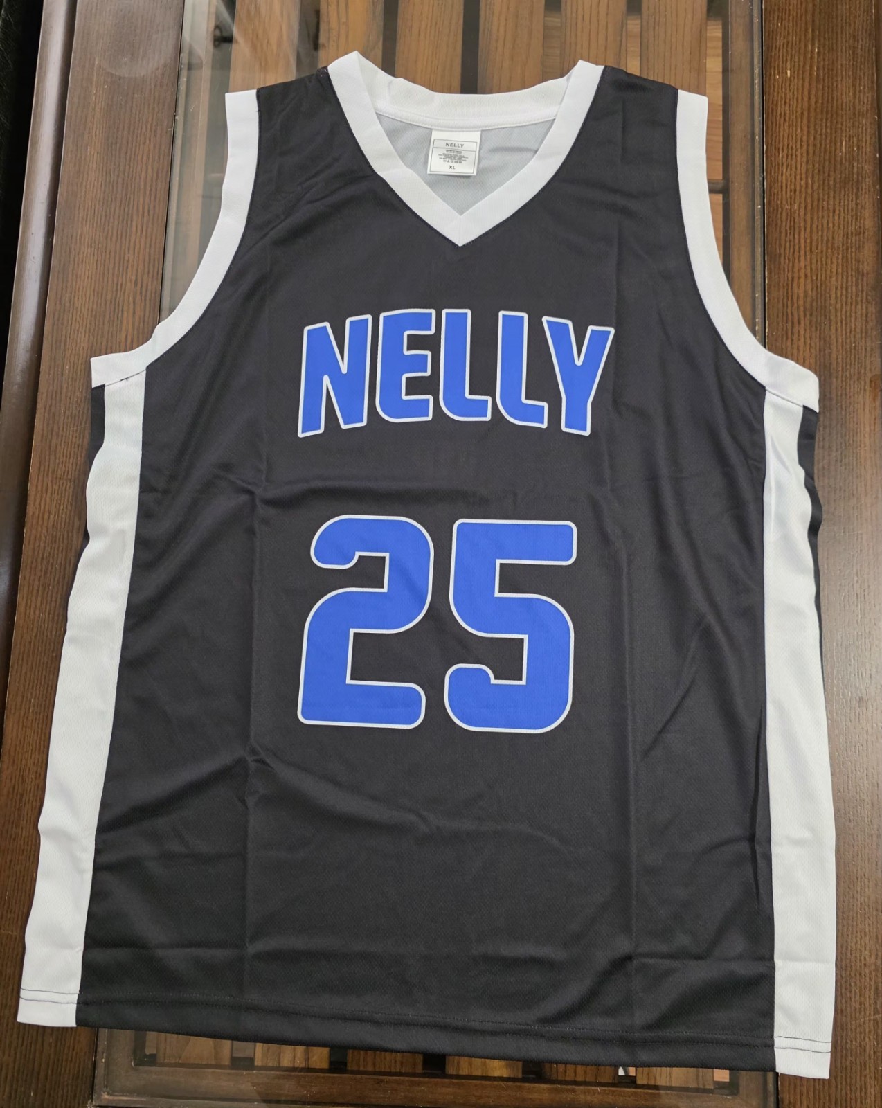 Nelly VIP Basketball Jersey XL Where The Party At Tour #25 Hip Hop Concert Merch gallery