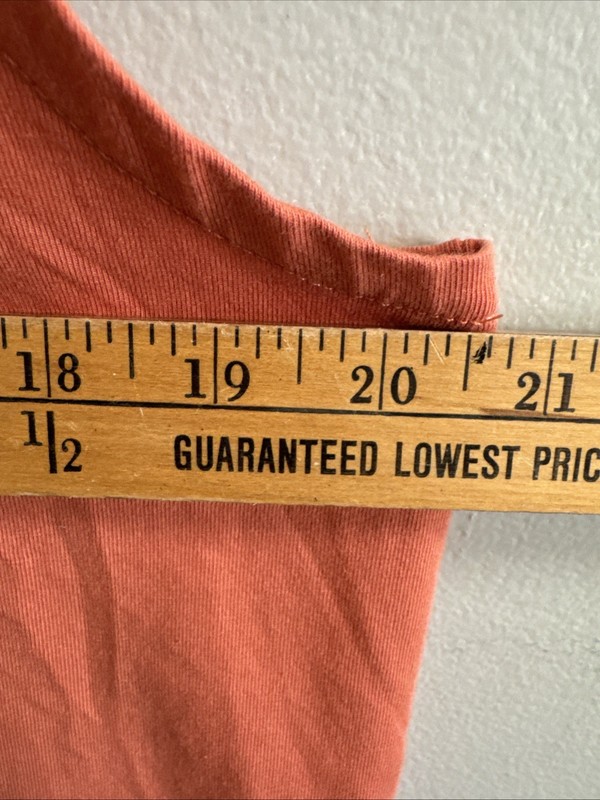 Young LA Men’s Muscle Tank Top Large Logo Bodybuilding Old English Orange gallery