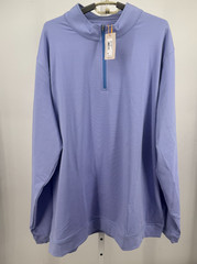 Peter Millar Perth Sugar Stripe Performance Quarter Zip Golf Pullover Mens 3XL