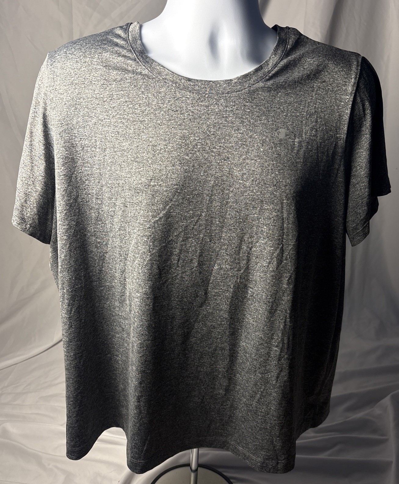 Champion Vapor Shirt Men’s Gray Short Sleeve Performance Top Size 2XL Good+ gallery