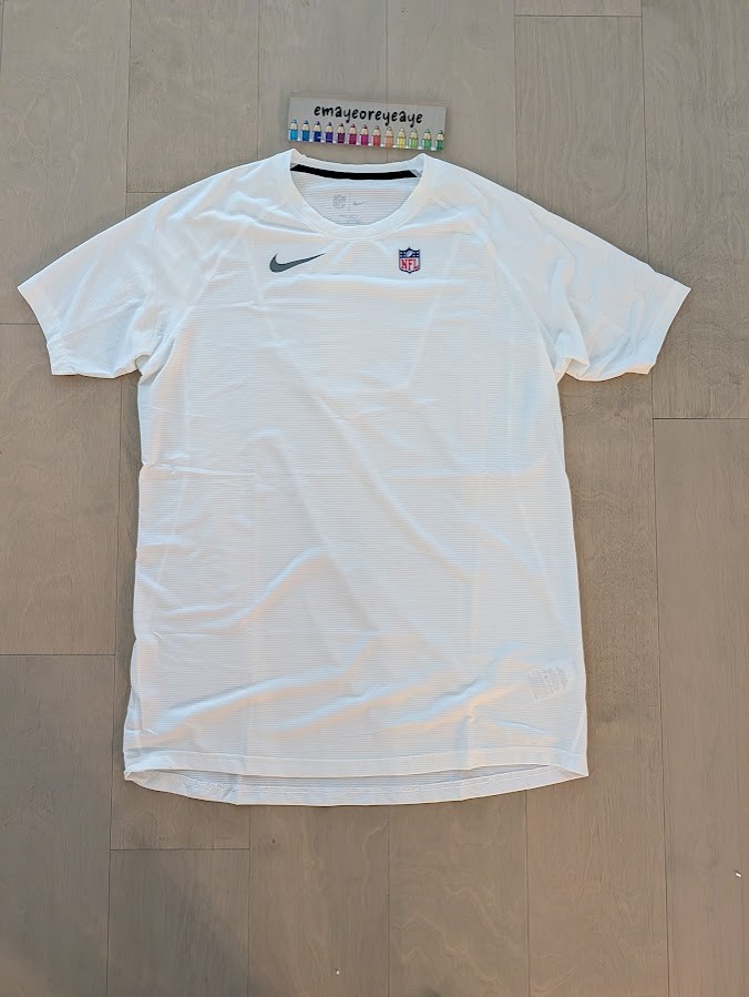 Nike Men's NFL Issued Pro Compression Under Shirt White NWOT combat hypercool gallery