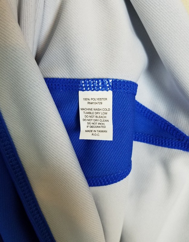 FAST / Shirts & Skins Mens Blue Hybrid Tech Poly Basketball Sport Shirt size L gallery