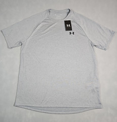 Under Armour Mens Gray Tech Tee Performance T Shirt Size Large NWT