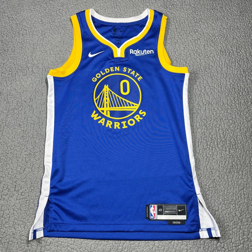 Nike Golden State Warriors DiVincenzo 0 Jersey Blue Swingman DN2136-495 Mens S