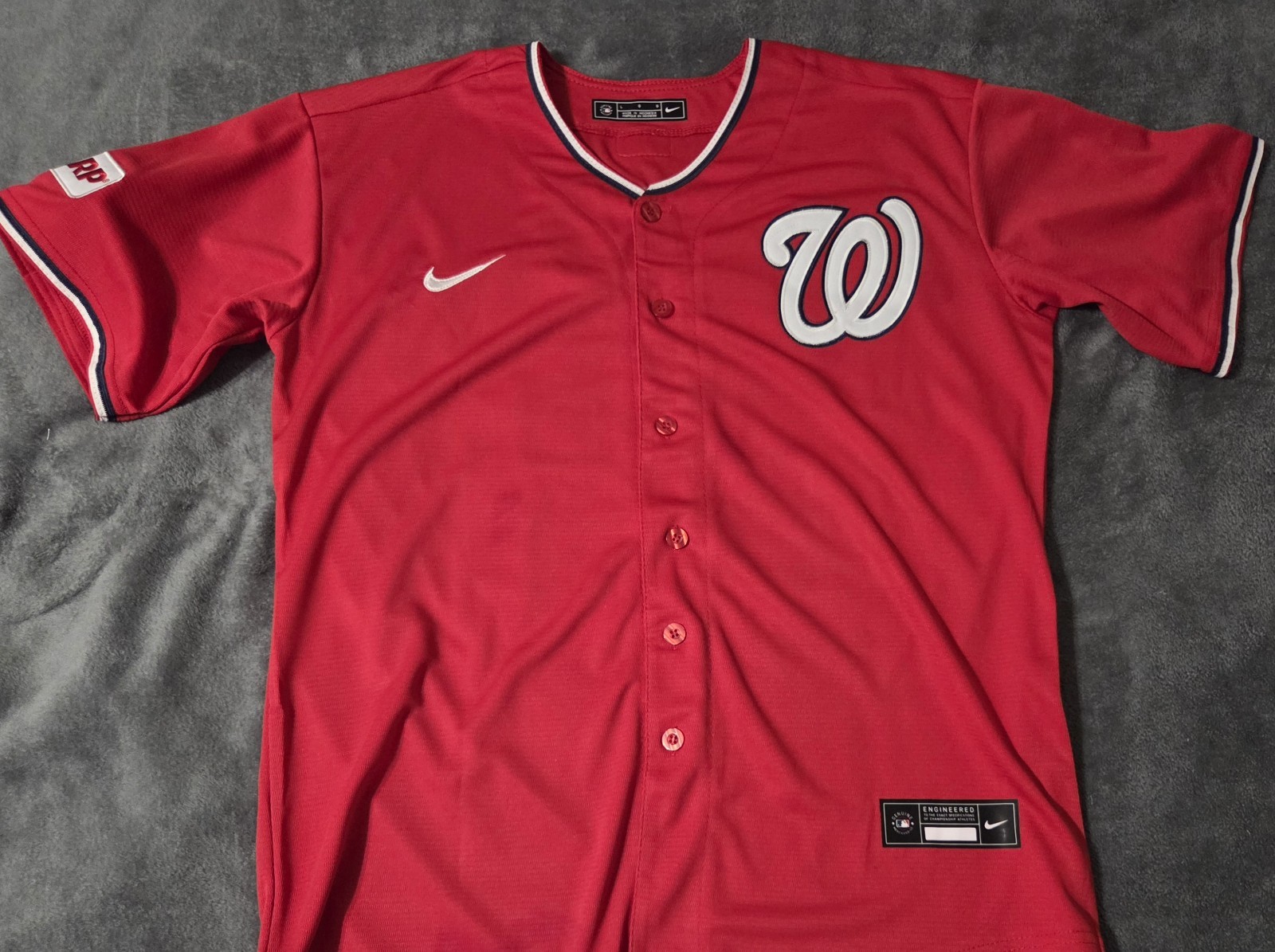 Fast Free Shipping! XL James Wood Washington Nationals Stitched Jersey 29 gallery