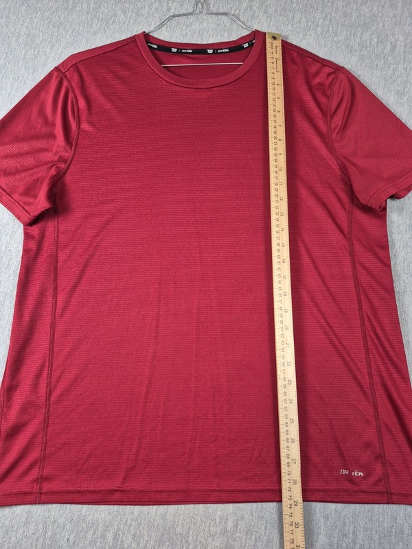 Tek Gear T Shirt DryTek Mens Size XL Biking Red Golf Athletic Jogging Workout gallery