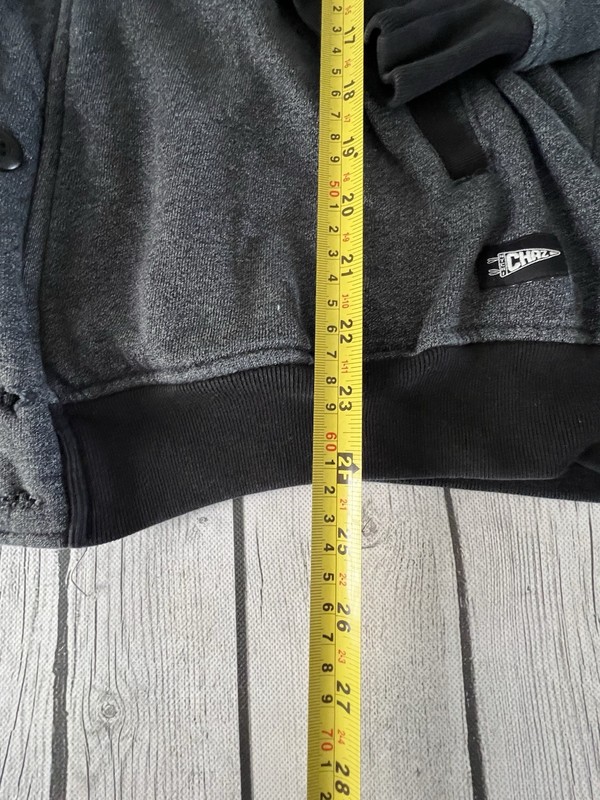 Y2K Zoo York Jacket Men’s XL Full Button Up Gray And Black Logo gallery