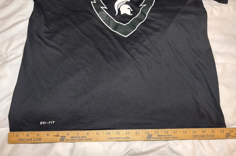 Nike Adult XL T-Shirt Short Sleeve MSU Spartans dri-fit Tee gallery